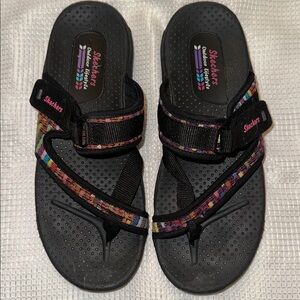 SKECHERS REGGAE  MAD SWAG OUTDOOR LIFESTYLE FLIP FLOPS SANDALS 7